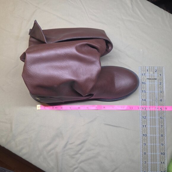 Brown Mid-Calf Boots - Picture 1 of 2